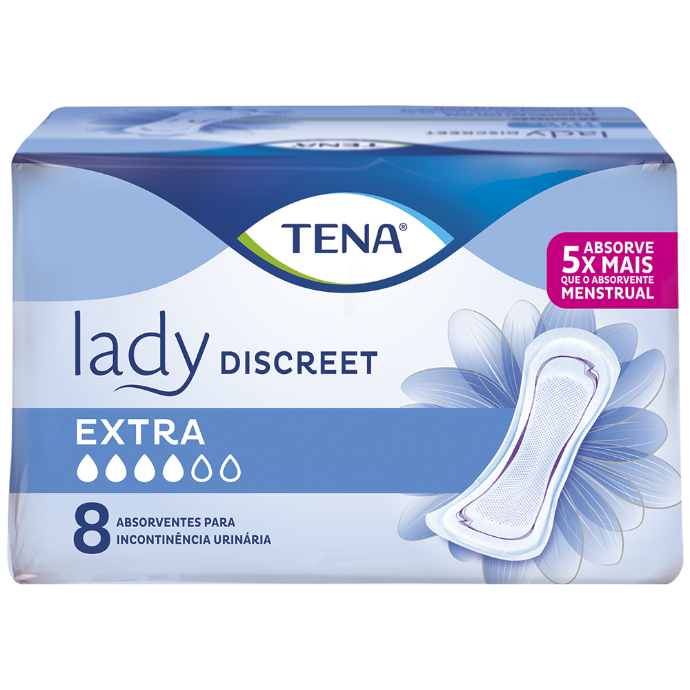 absorvente tena lady discreet